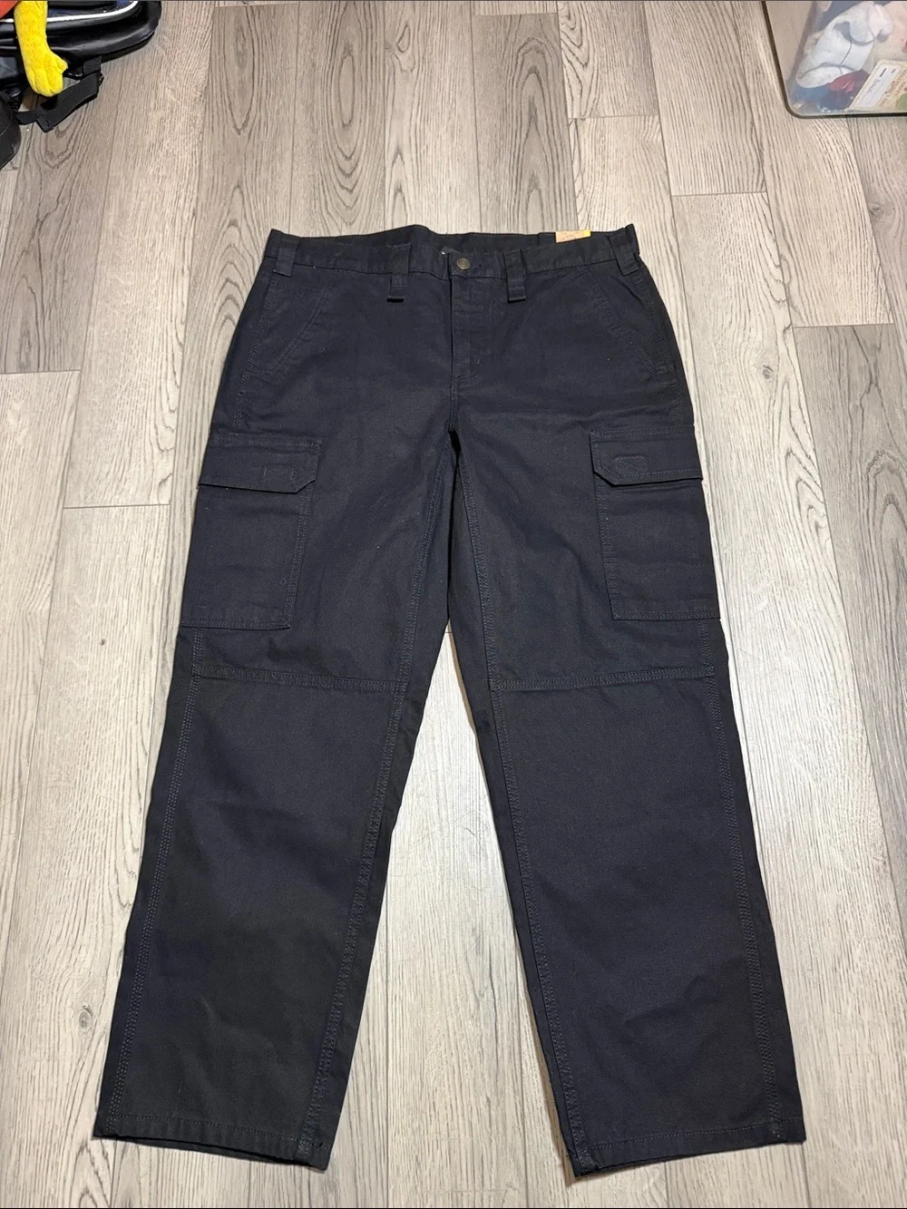 NEW! Brahma Men’s 36X30 Cargo Utility Pants Relaxed Fit Black